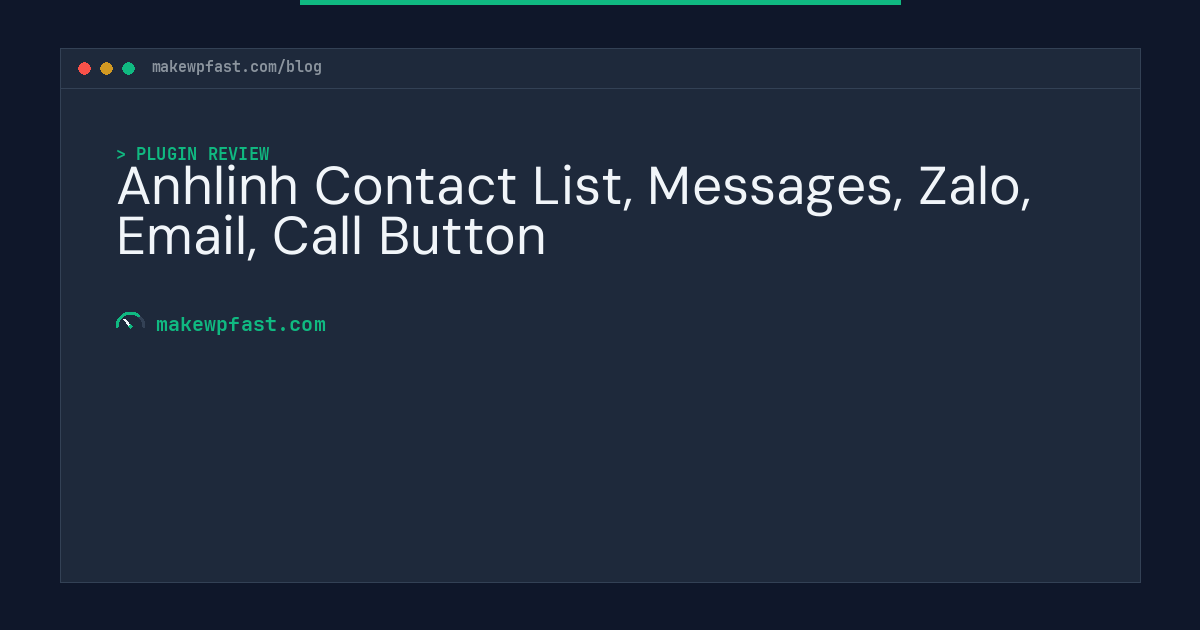 Anhlinh Contact List, Messages, Zalo, Email, Call Button - MakeWPFast