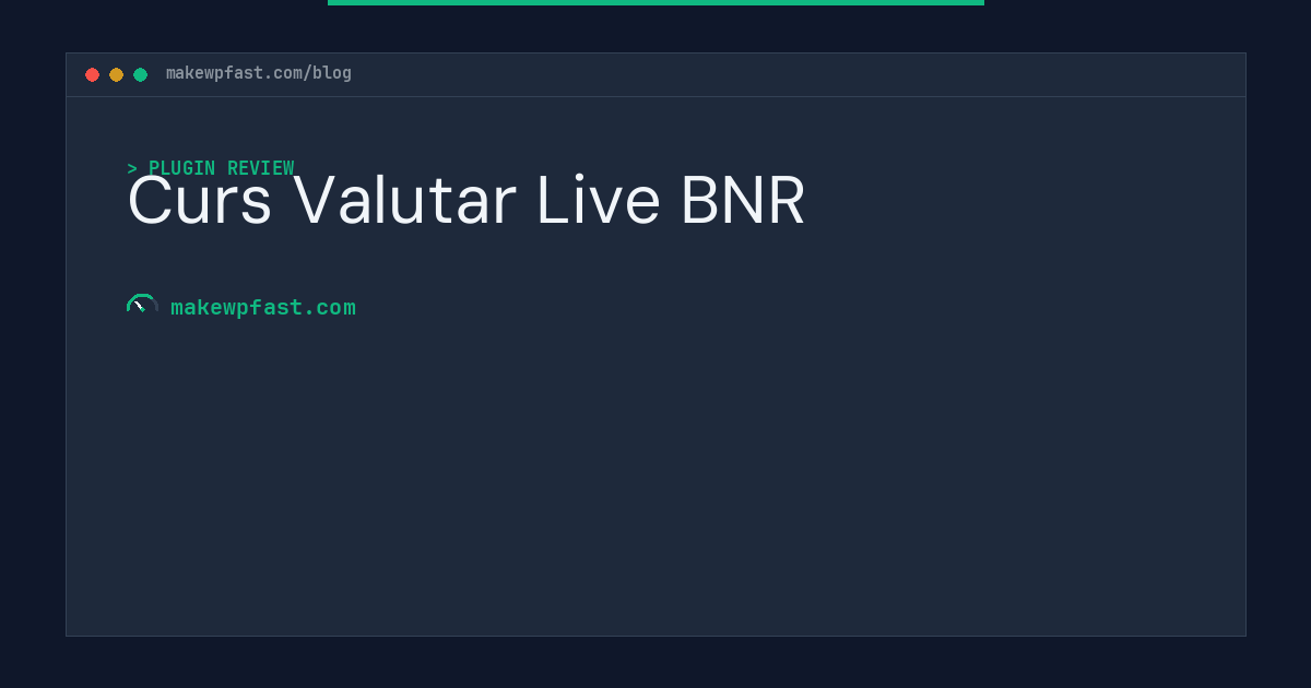 Curs Valutar Live BNR - MakeWPFast