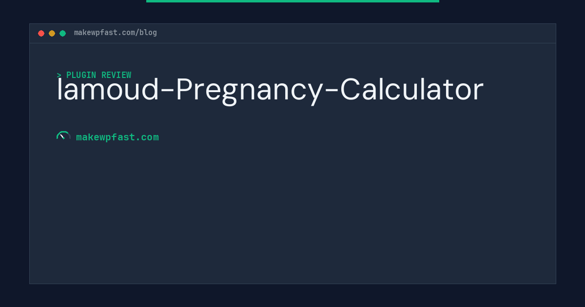 lamoud-Pregnancy-Calculator - MakeWPFast