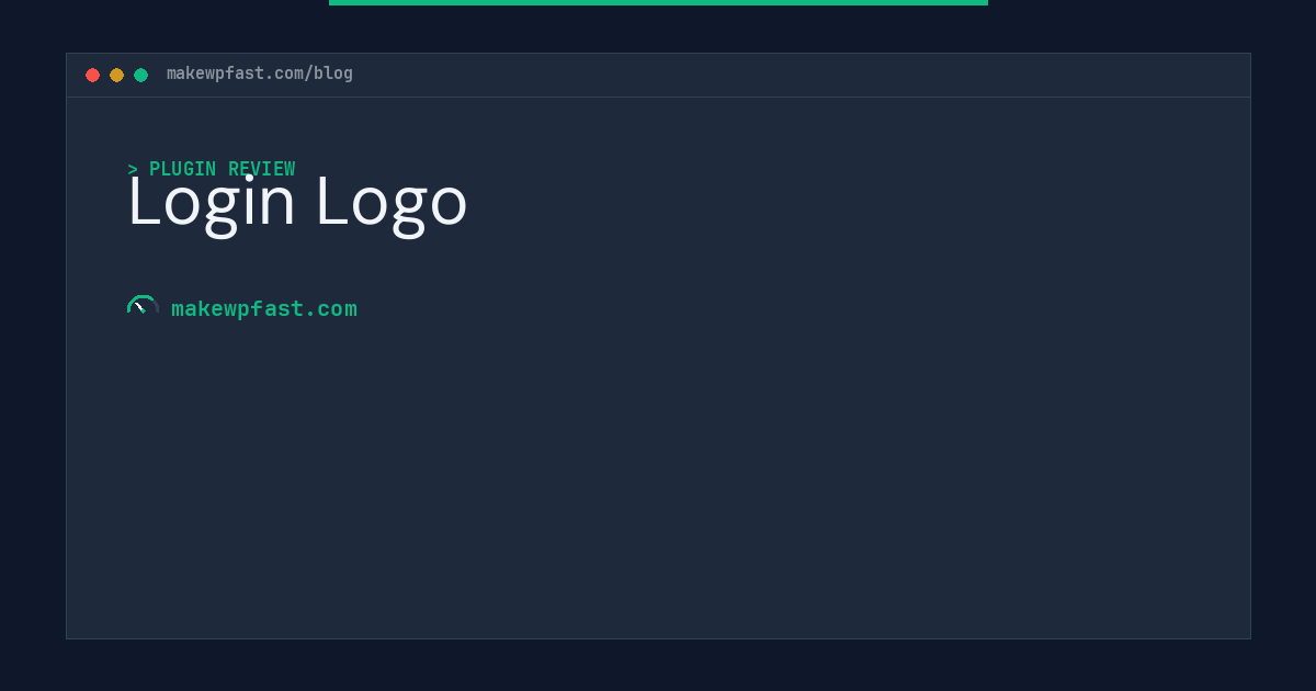 Login Logo - MakeWPFast
