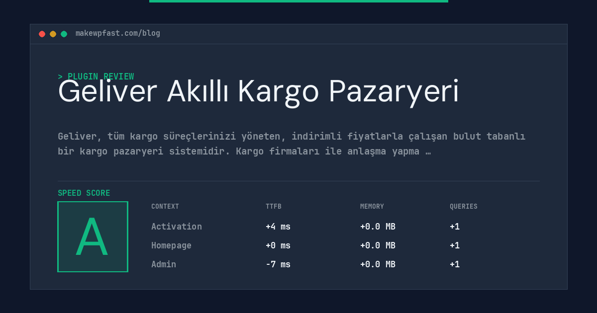 Geliver Akıllı Kargo Pazaryeri - MakeWPFast