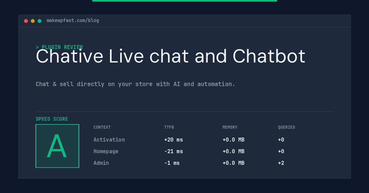 Chative Live chat and Chatbot - MakeWPFast