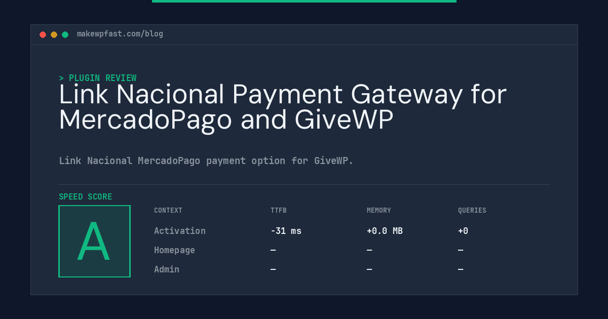 Link Nacional Payment Gateway for MercadoPago and GiveWP - MakeWPFast