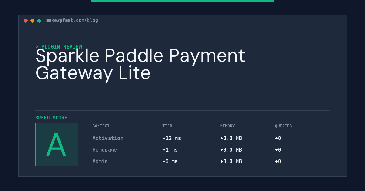 Sparkle Paddle Payment Gateway Lite - MakeWPFast