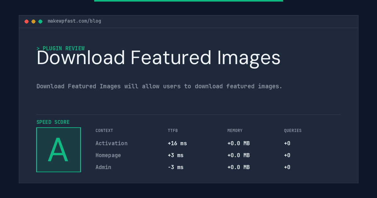 Download Featured Images - MakeWPFast