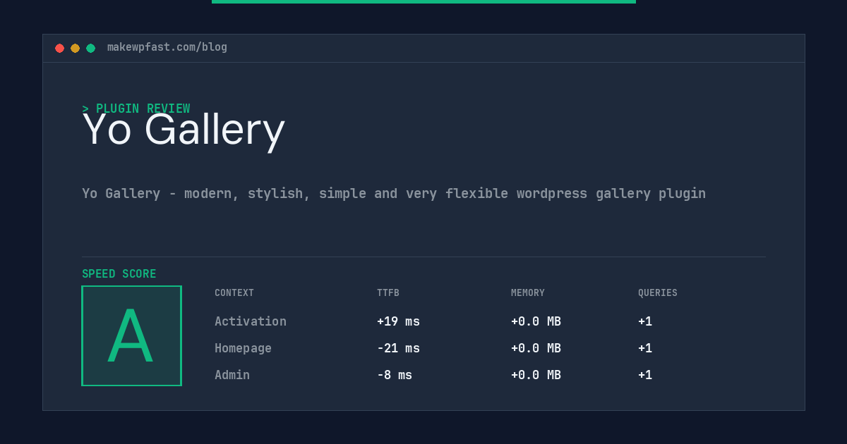 Yo Gallery - MakeWPFast