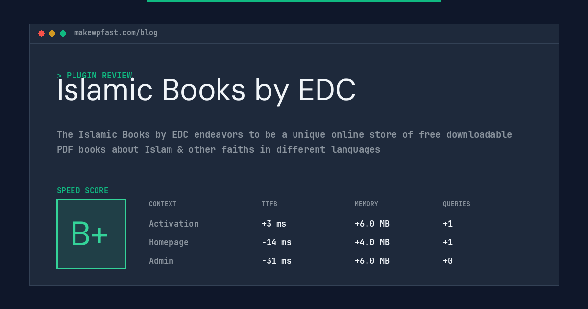Islamic Books by EDC - MakeWPFast