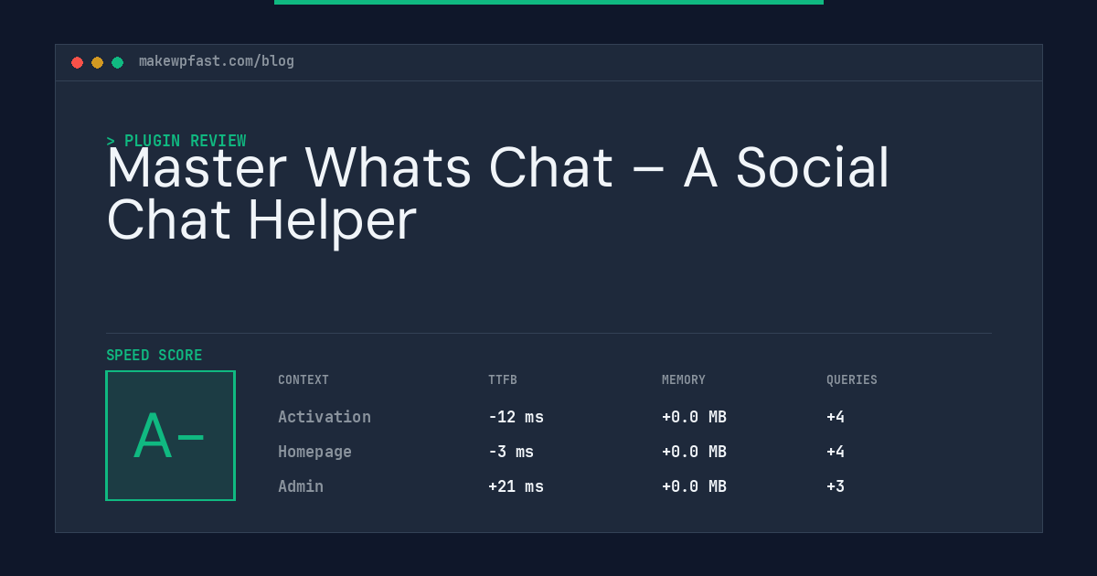 Master Whats Chat – A Social Chat Helper - MakeWPFast