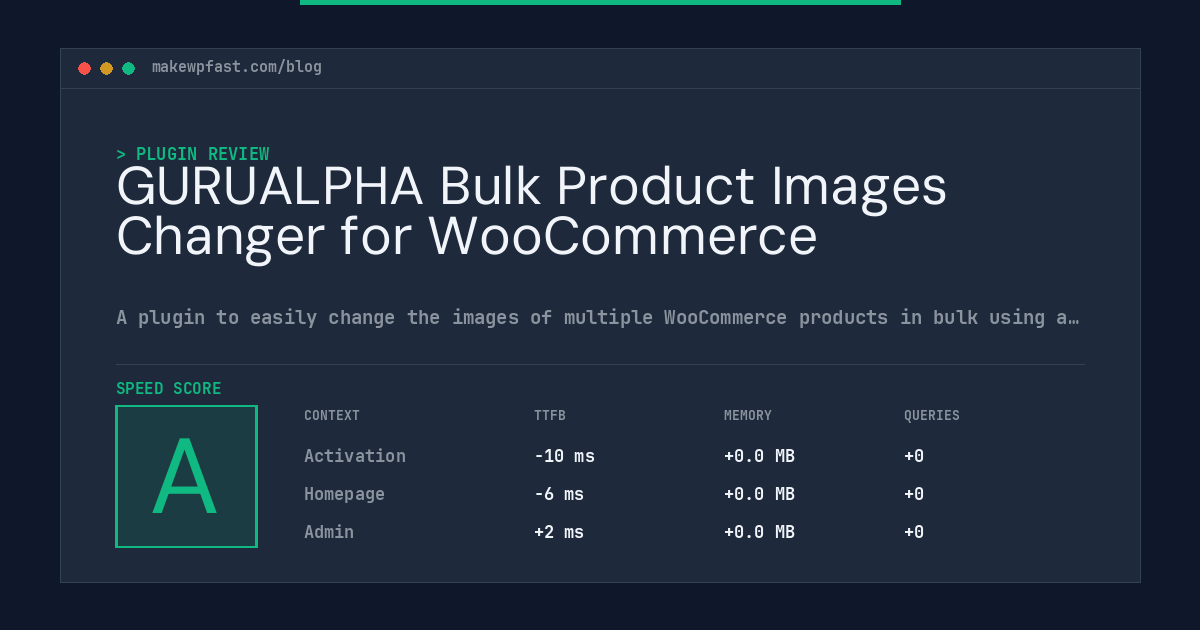 GURUALPHA Bulk Product Images Changer for WooCommerce - MakeWPFast