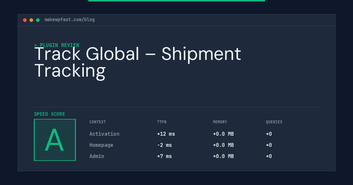 Track Global – Shipment Tracking - MakeWPFast