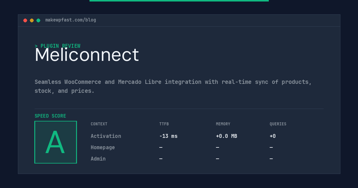 Meliconnect - MakeWPFast