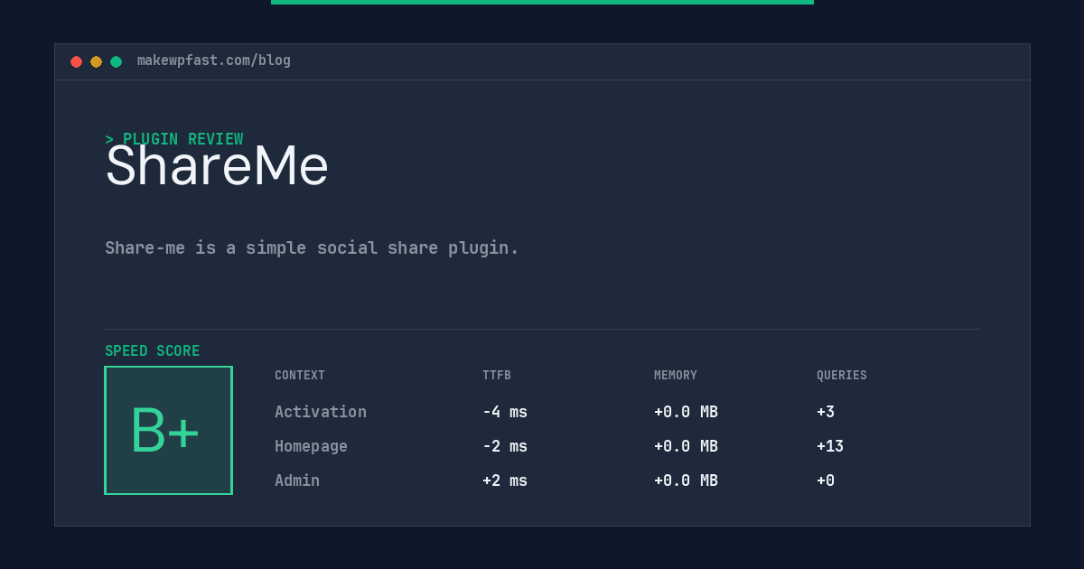ShareMe - MakeWPFast