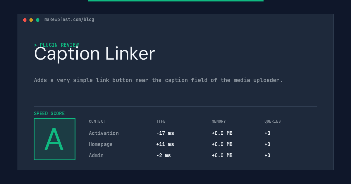 Caption Linker - MakeWPFast