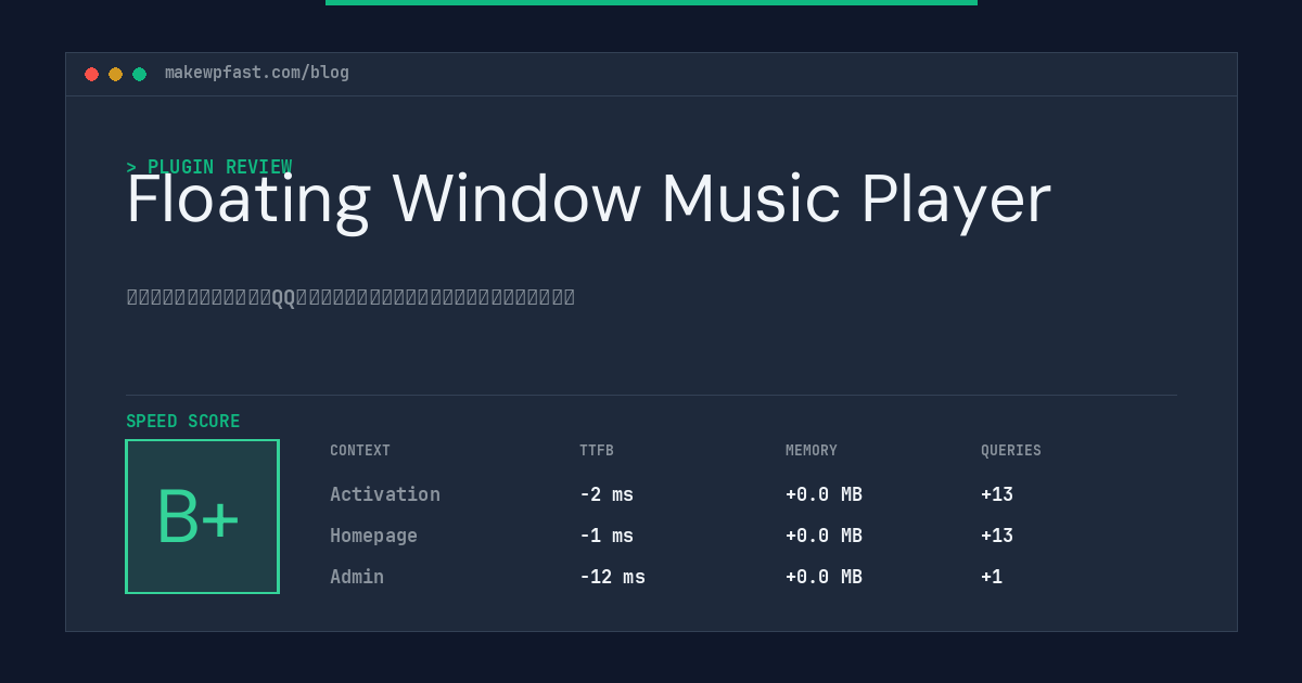 Floating Window Music Player - MakeWPFast