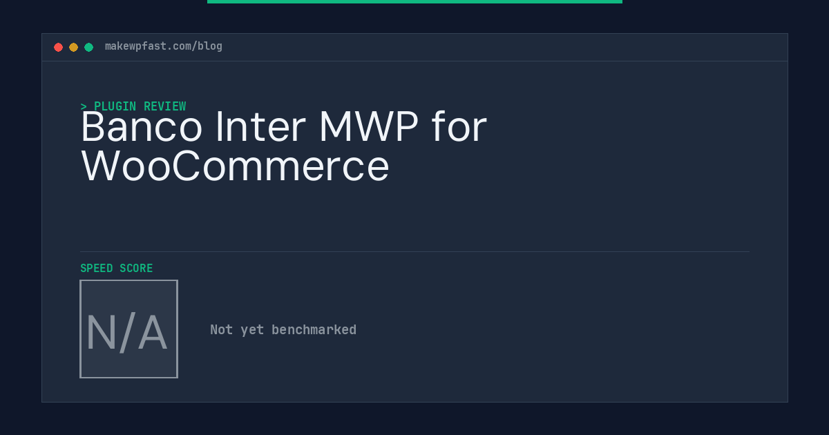 Banco Inter MWP for WooCommerce - MakeWPFast