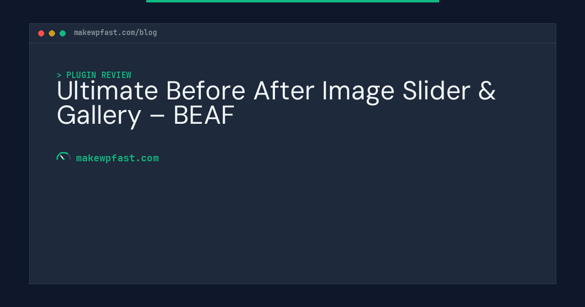Ultimate Before After Image Slider & Gallery – BEAF - MakeWPFast