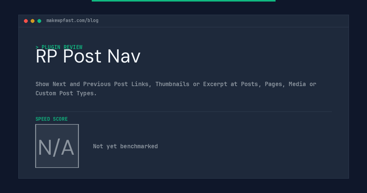 RP Post Nav - MakeWPFast