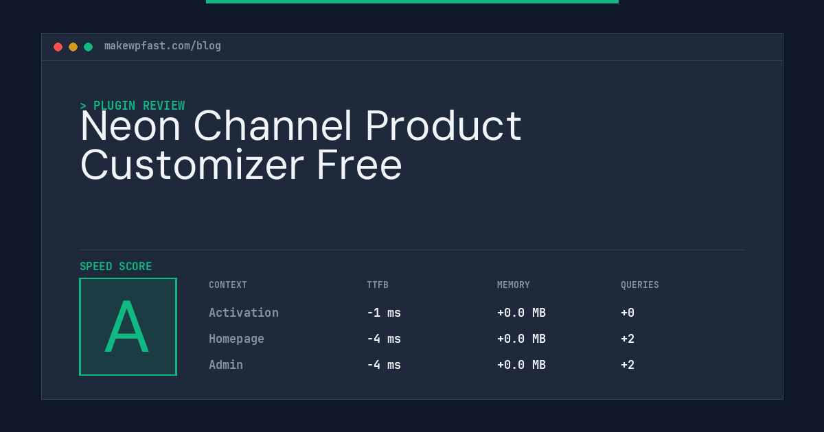 Neon Channel Product Customizer Free - MakeWPFast