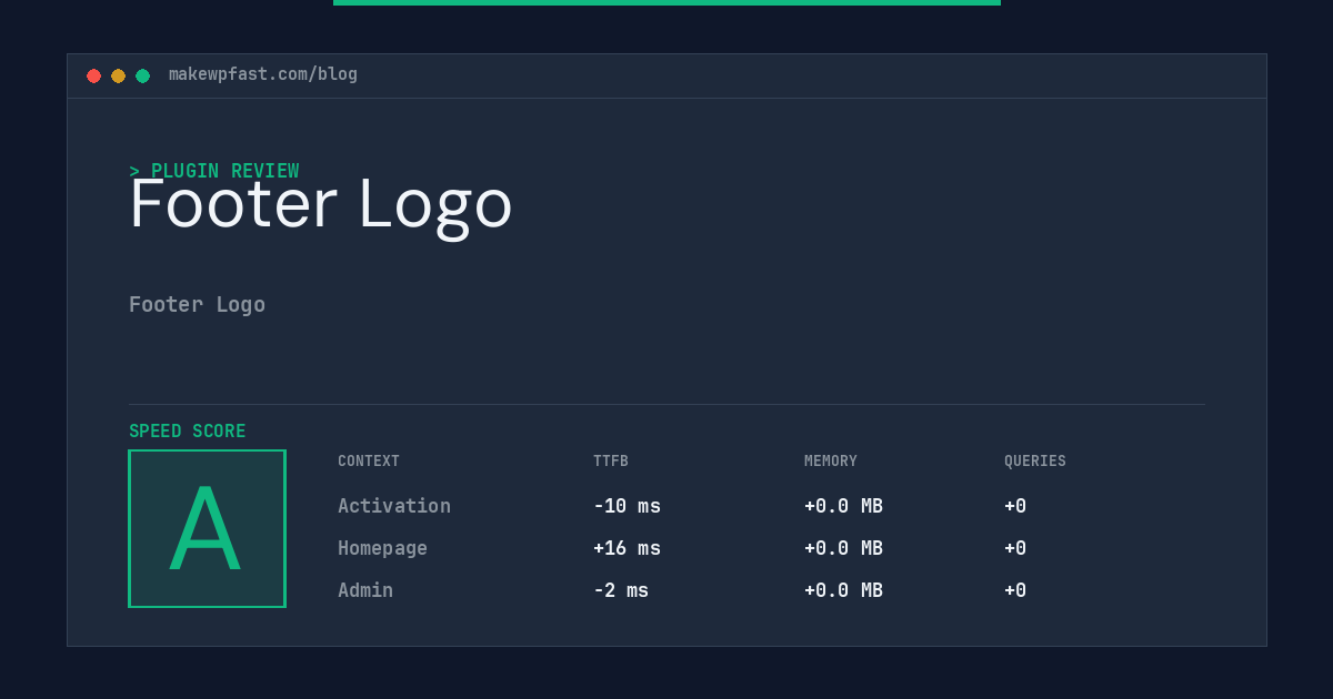 Footer Logo - MakeWPFast