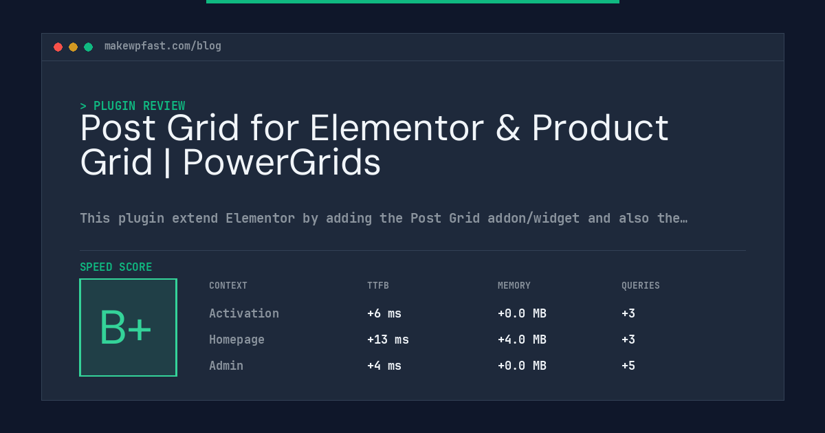 Post Grid for Elementor & Product Grid | PowerGrids - MakeWPFast