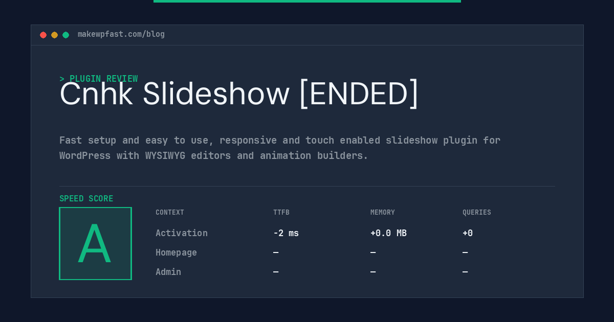 Cnhk Slideshow [ENDED] - MakeWPFast
