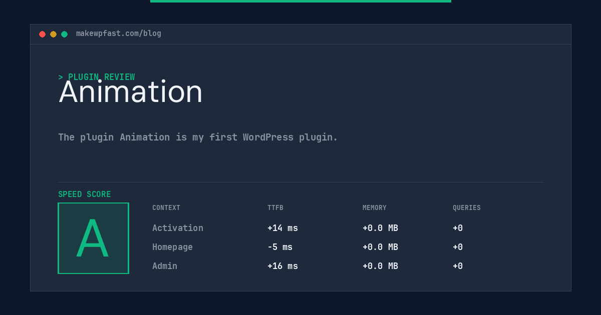 Animation - MakeWPFast