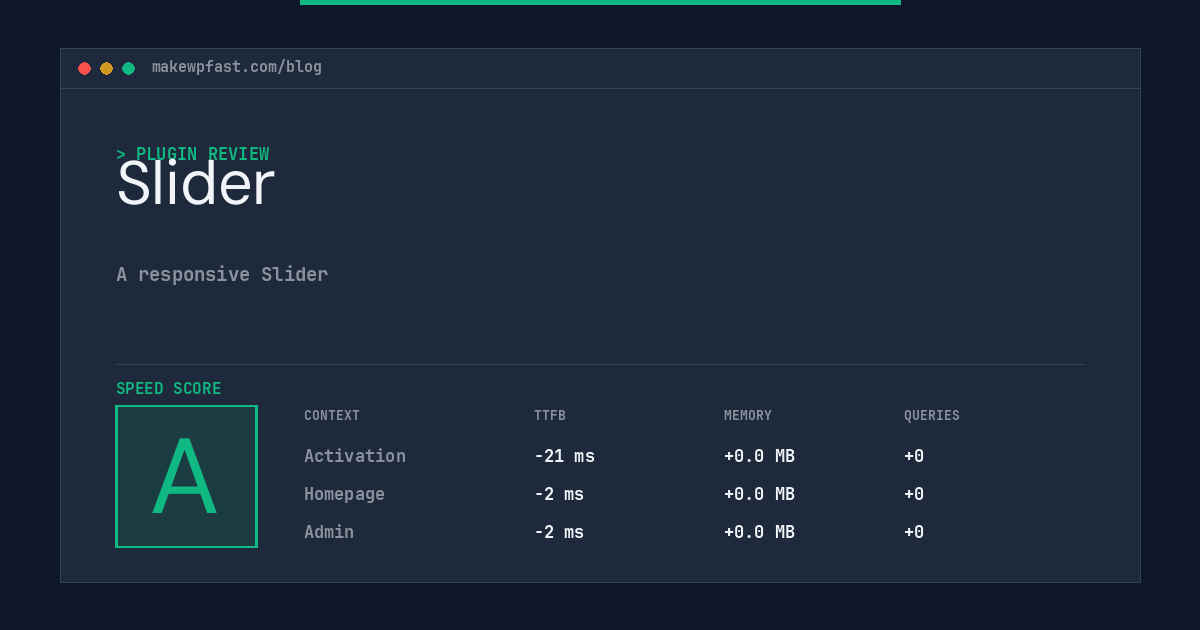 Slider - MakeWPFast