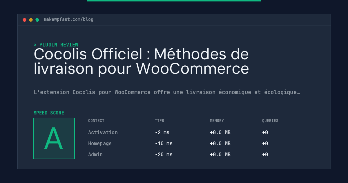 Cocolis Officiel : Méthodes de livraison pour WooCommerce - MakeWPFast