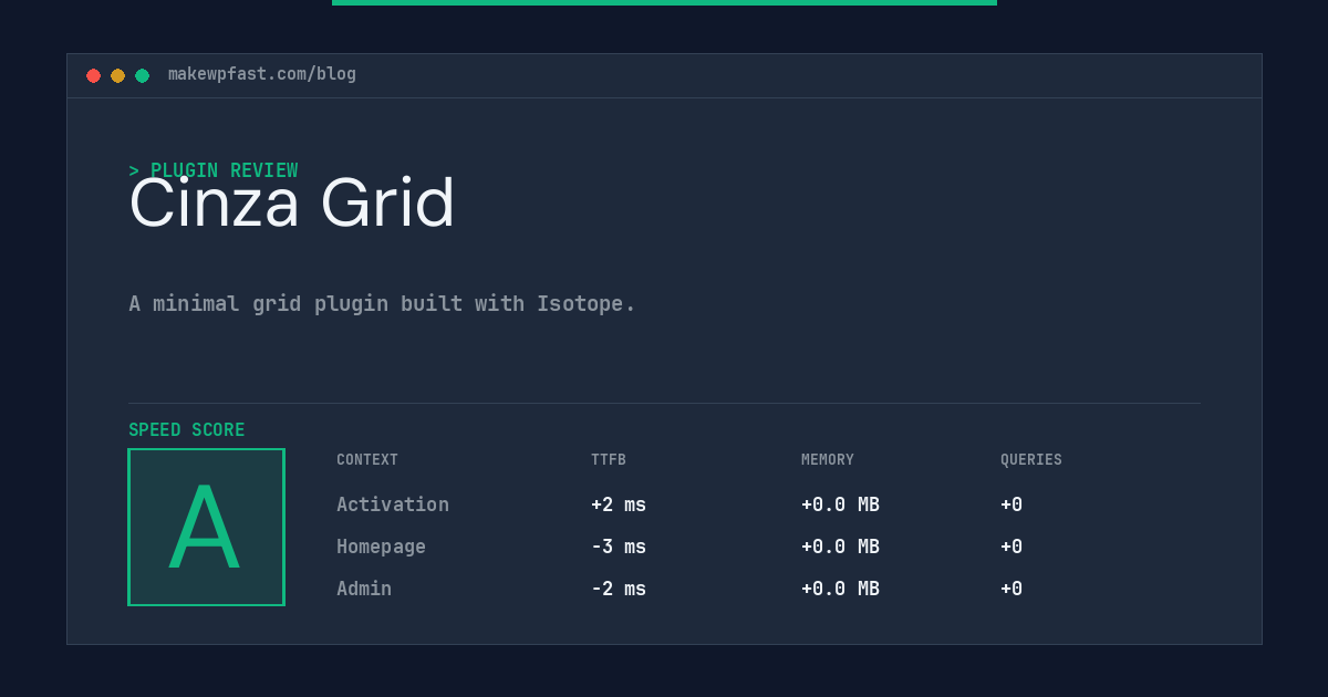 Cinza Grid - MakeWPFast