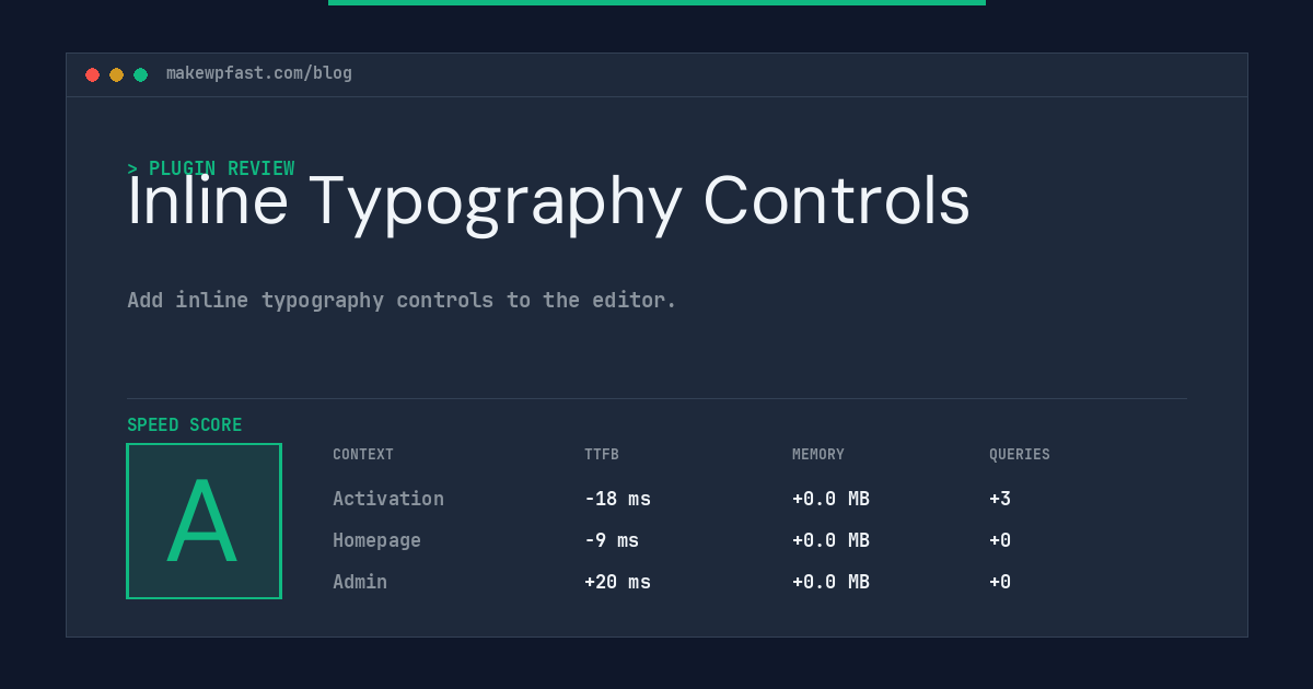 Inline Typography Controls - MakeWPFast