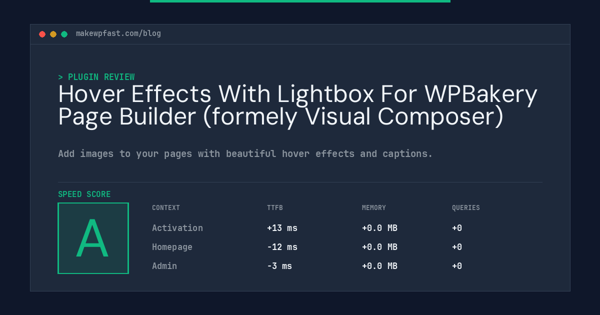 Hover Effects With Lightbox For WPBakery Page Builder (formely Visual Composer) - MakeWPFast