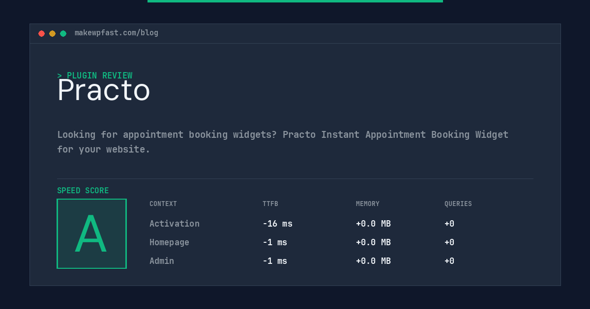 Practo - MakeWPFast