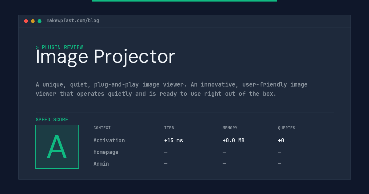 Image Projector - MakeWPFast