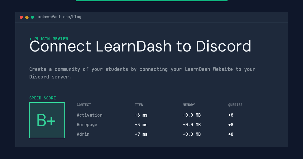 Connect LearnDash to Discord - MakeWPFast