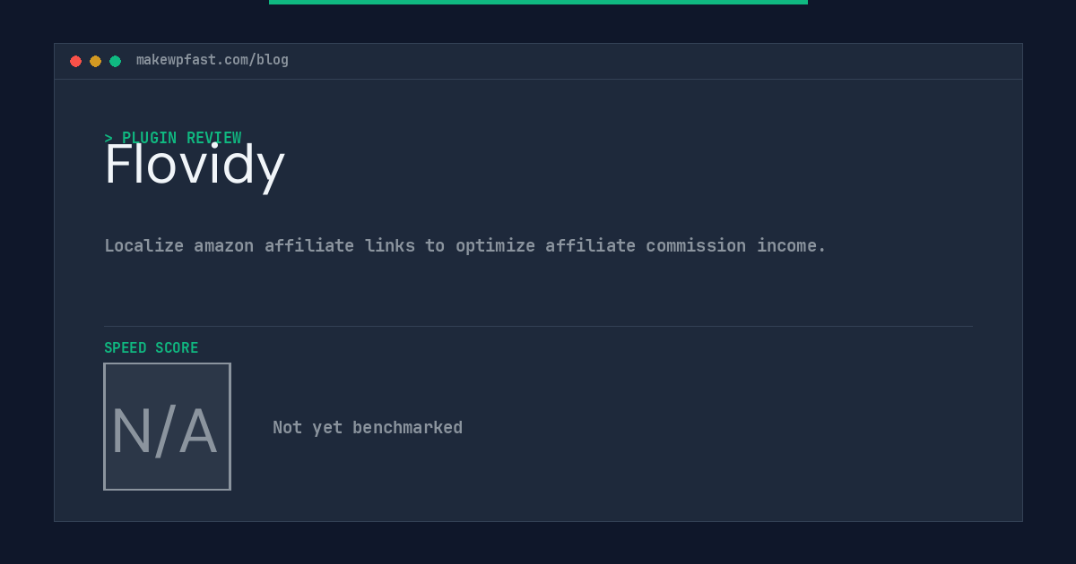 Flovidy - MakeWPFast