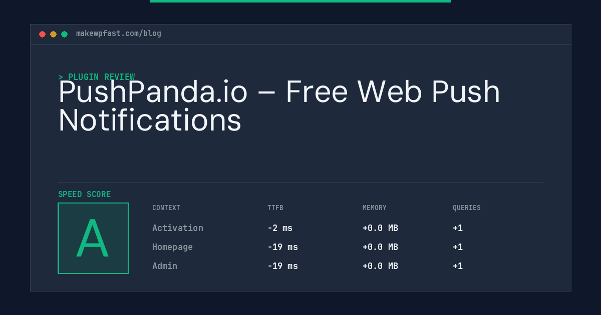 PushPanda.io – Free Web Push Notifications - MakeWPFast