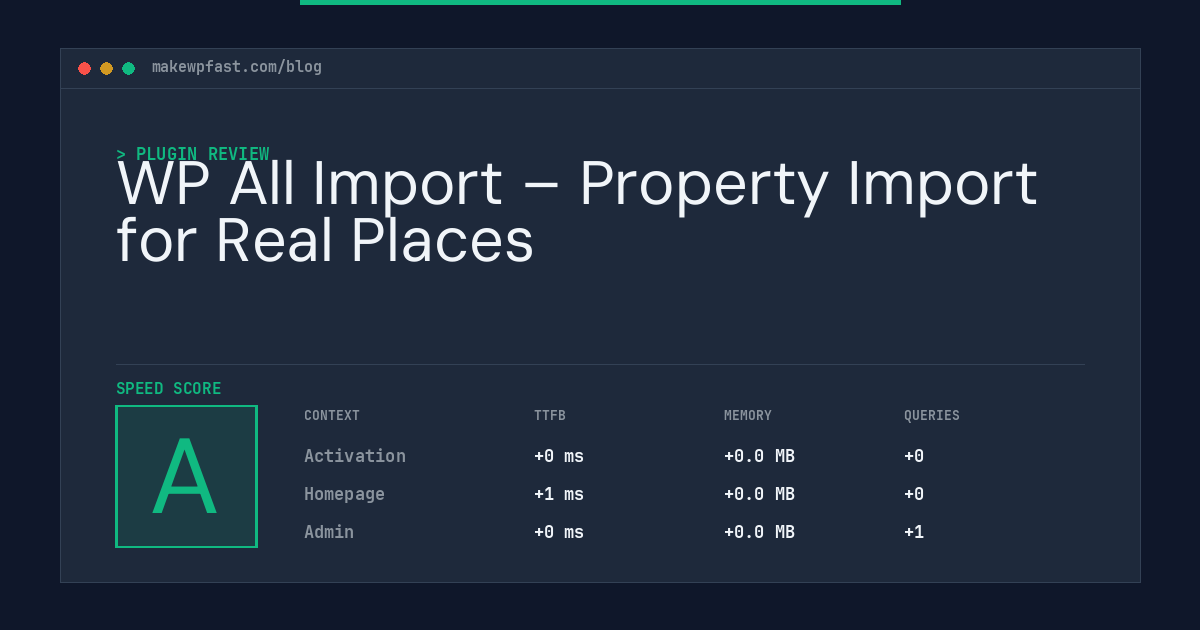 WP All Import – Property Import for Real Places - MakeWPFast