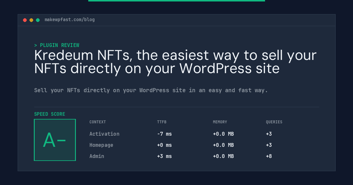 Kredeum NFTs, the easiest way to sell your NFTs directly on your WordPress site - MakeWPFast