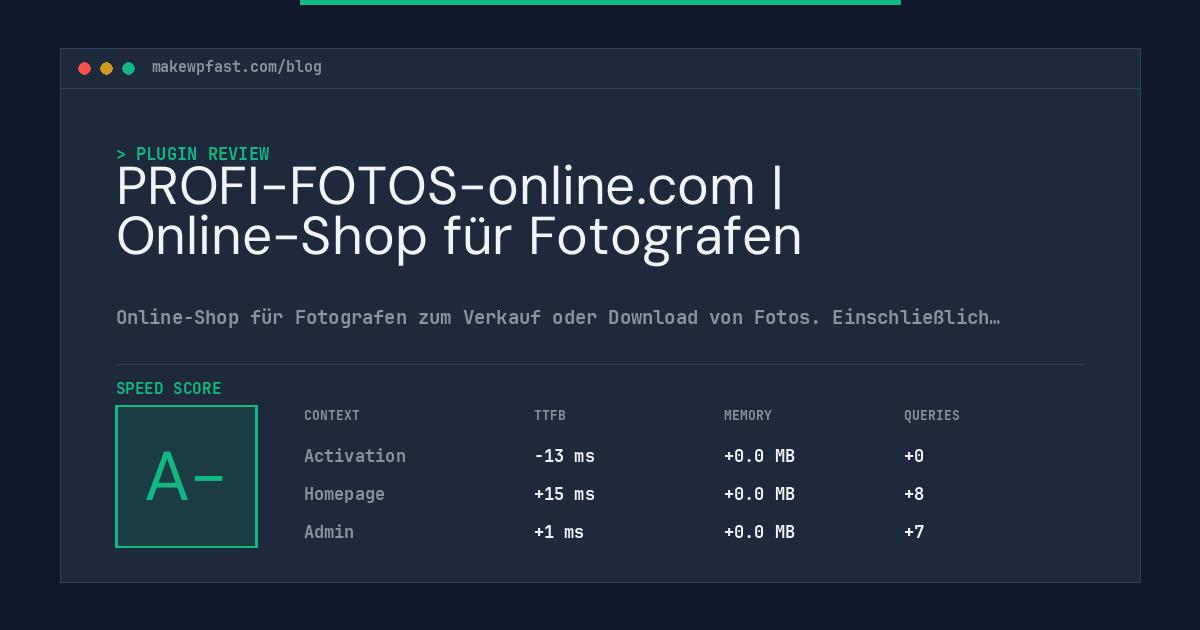 PROFI-FOTOS-online.com | Online-Shop für Fotografen - MakeWPFast