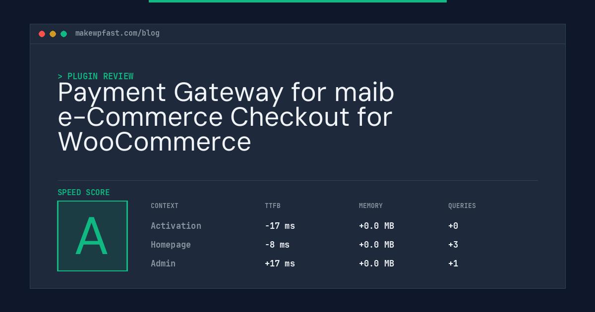 Payment Gateway for maib e-Commerce Checkout for WooCommerce - MakeWPFast