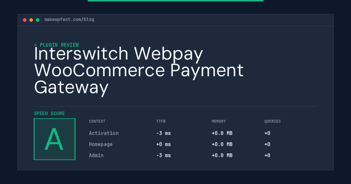 Interswitch Webpay WooCommerce Payment Gateway - MakeWPFast