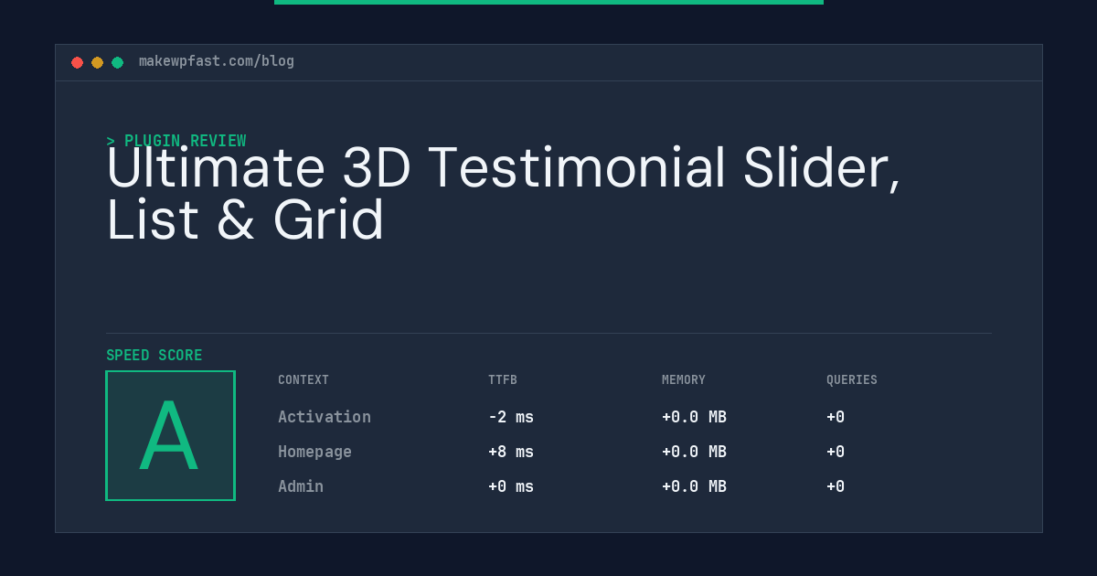 Ultimate 3D Testimonial Slider, List & Grid - MakeWPFast