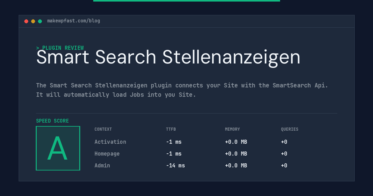 Smart Search Stellenanzeigen - MakeWPFast