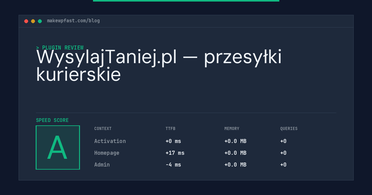 WysylajTaniej.pl — przesyłki kurierskie - MakeWPFast