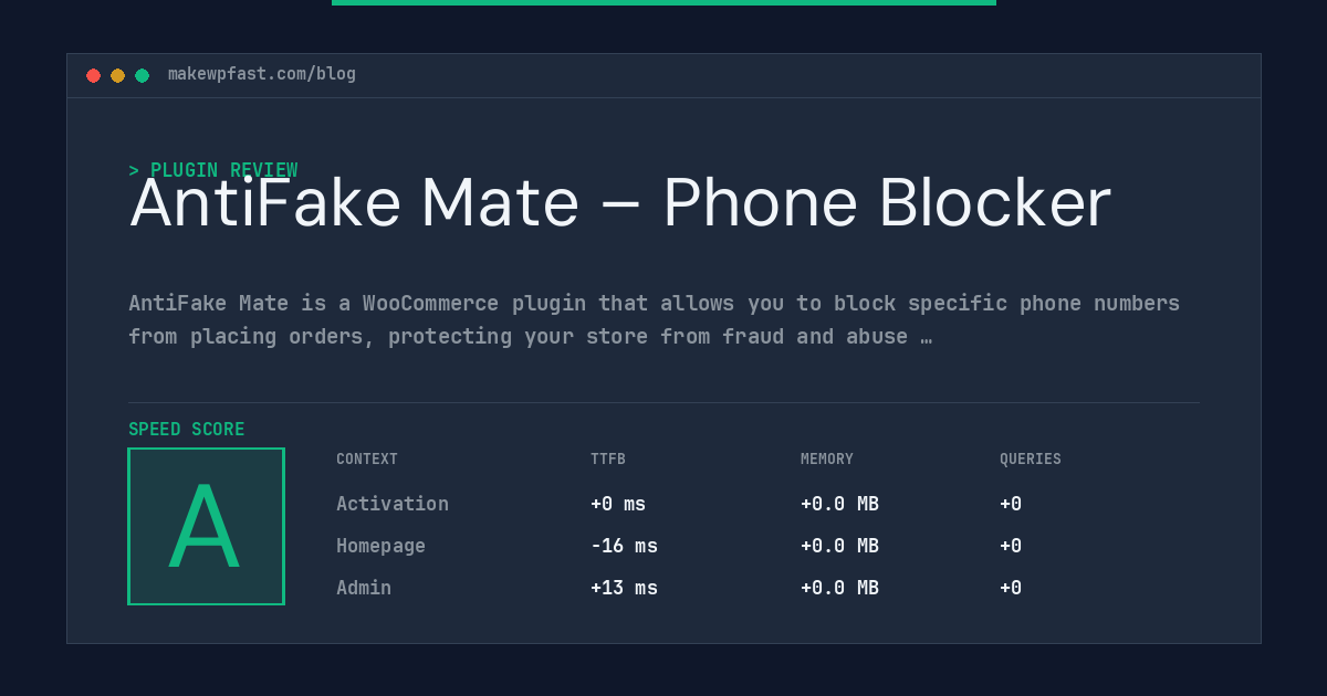 AntiFake Mate – Phone Blocker - MakeWPFast