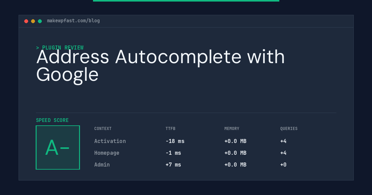 Address Autocomplete with Google - MakeWPFast