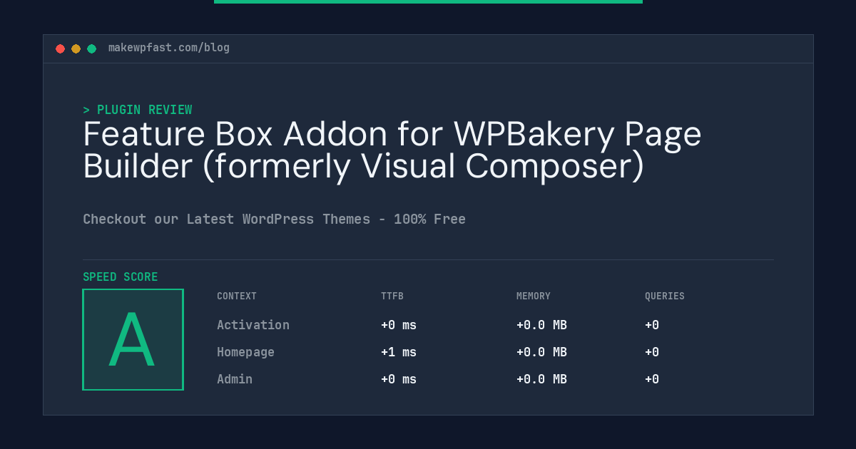 Feature Box Addon for WPBakery Page Builder (formerly Visual Composer) - MakeWPFast
