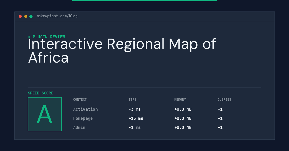 Interactive Regional Map of Africa - MakeWPFast
