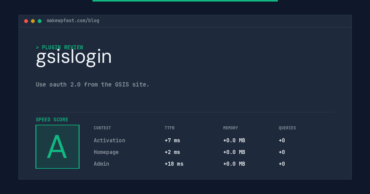 gsislogin - MakeWPFast