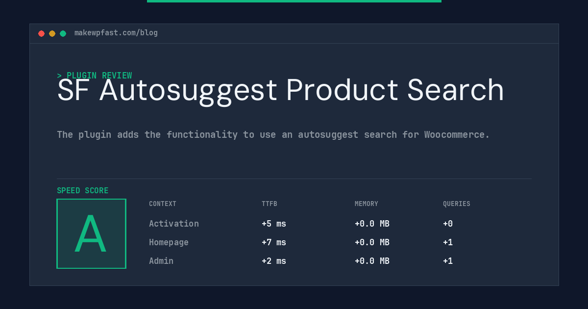 SF Autosuggest Product Search - MakeWPFast